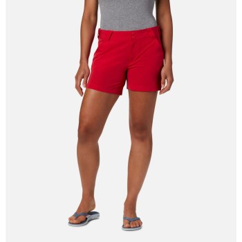 Columbia Coral Point III, Pantalones Cortos Rojos Para Mujer | 182657-GLF